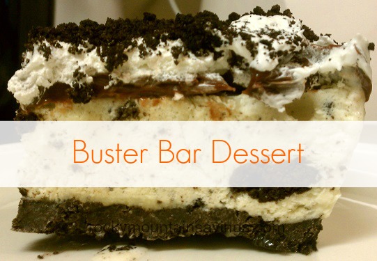 Buster Bar Dessert oreo ice cream
