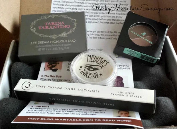 Wantable Makeup October 2014