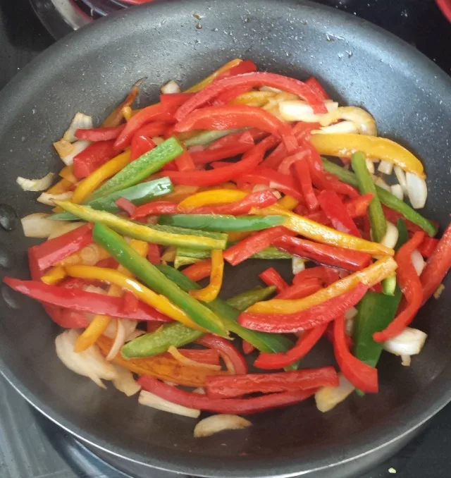 Saute Bell Peppers