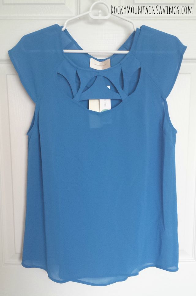 Skies are Blue Moraga Cut Out Detail Blouse - Stitch Fix #5