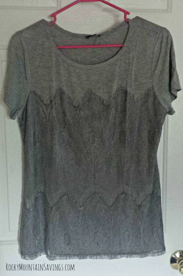 Market & Spruce Memphis Lace Overlay Knit Shirt - Stitch Fix #6