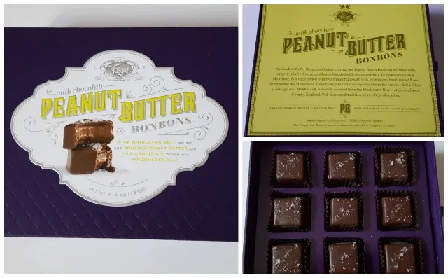 Vosges Haut-Chocolat Organic Peanut Butter Bonbons Box