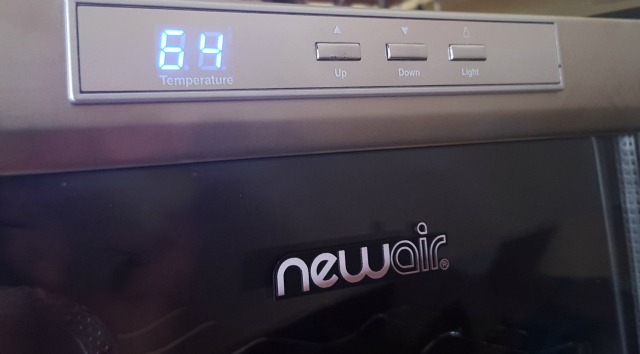 NewAir Wine Cooler Temperature