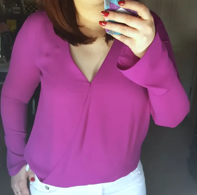 Allison Joy Landon LS Drape Top - Trendsend