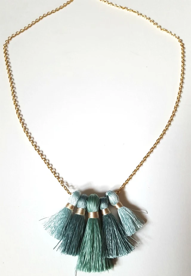 Miss Ivy Pearl Five Tassel Necklace - PopSugar Must Have March 2016