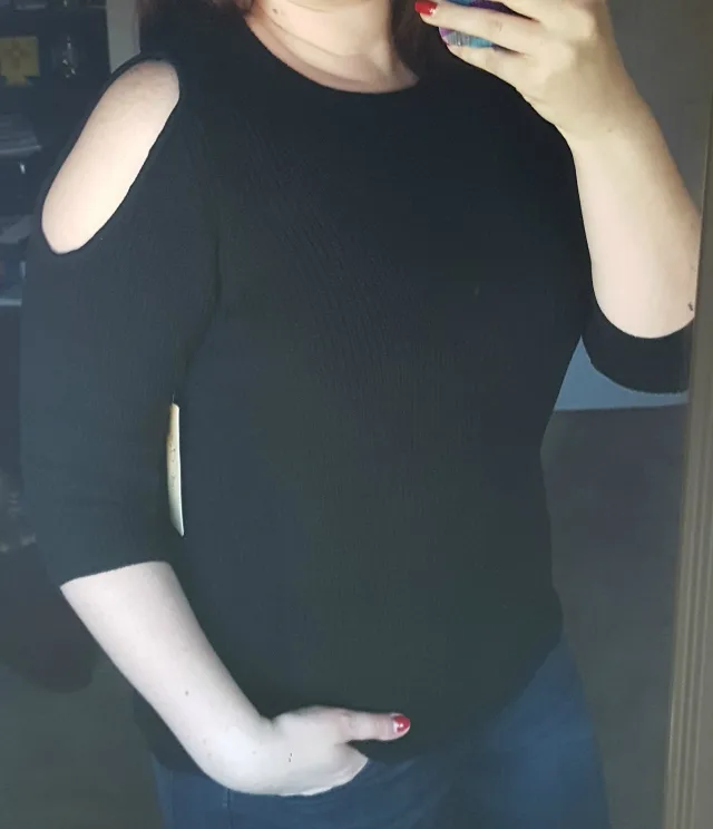 RD Style Blair Cold Shoulder Pullover Sweater - Stitch Fix