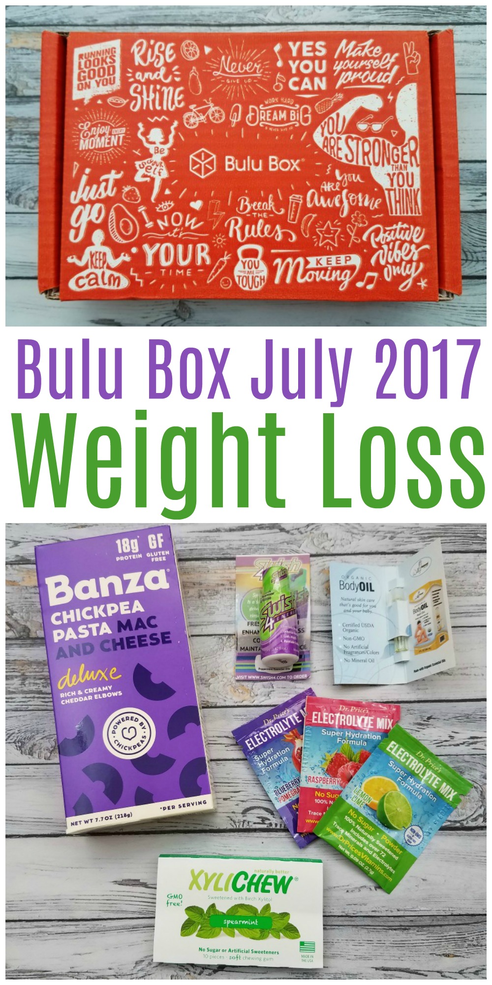 Bulu Box Weight Loss July 2017