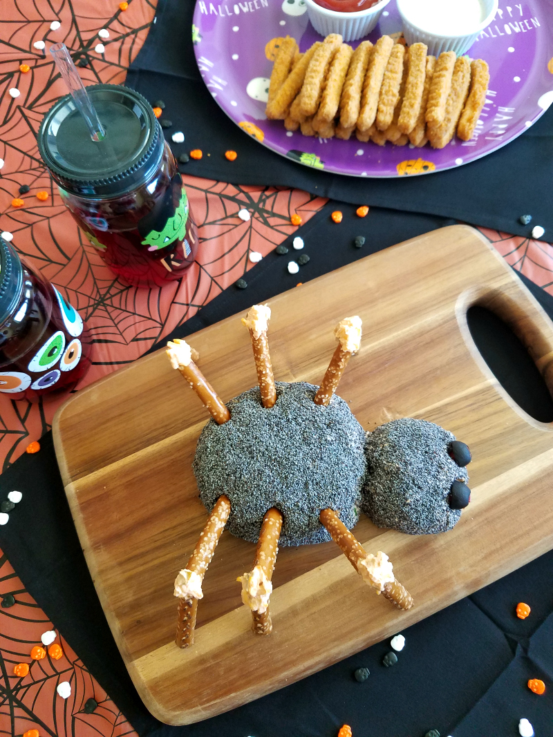 Spider Cheese Ball + Other Halloween Treats