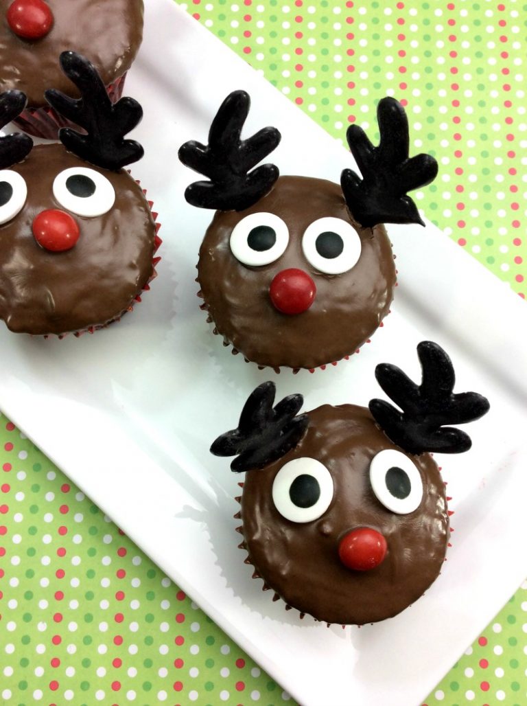 Rudolph Cupcakes Christmas Cupcake Recipe