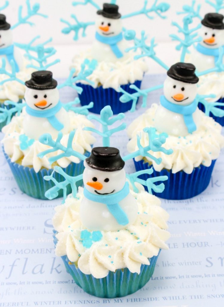 Snowman Cupcake Recipe