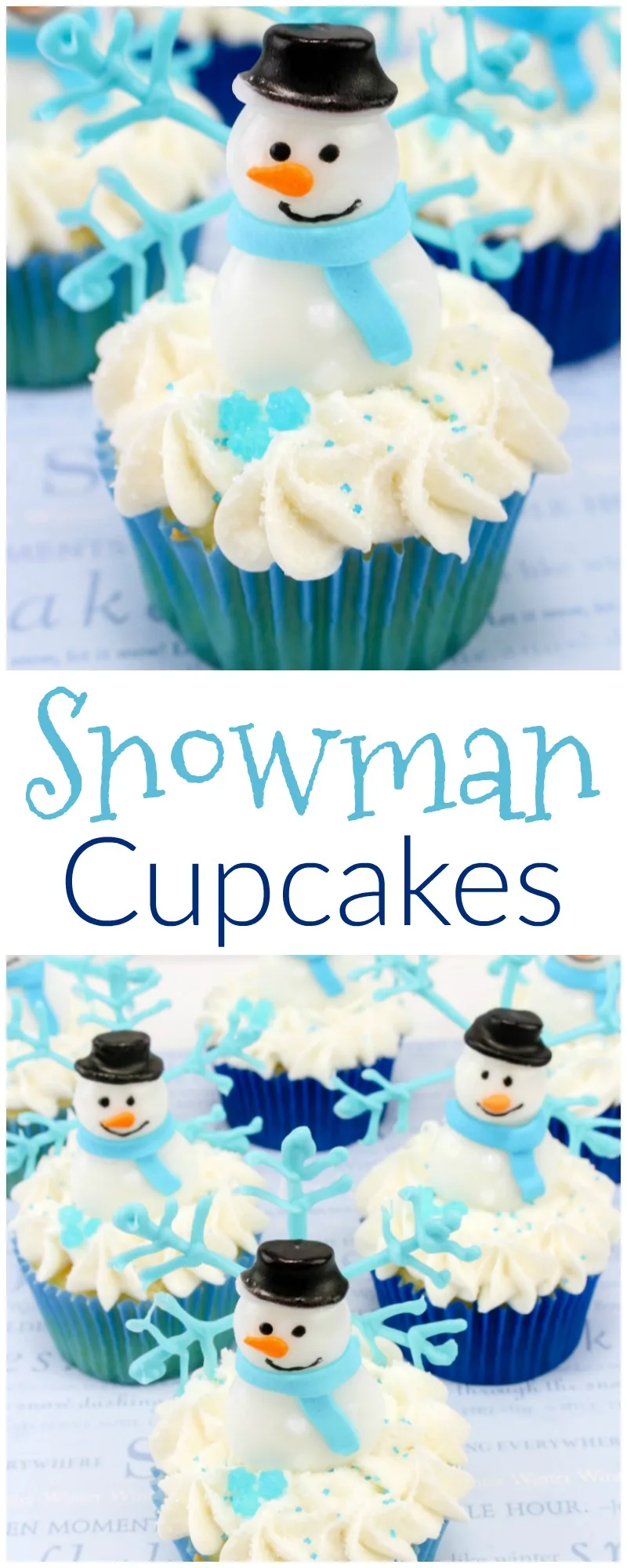 Snowman Cupcake Recipe