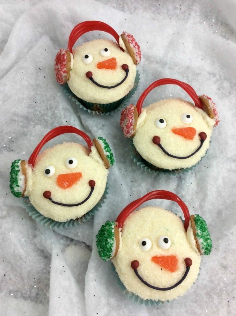Snowman Cupcakes Christmas Cupcake Recipe Snowman Cupcakes Christmas Cupcake Recipe